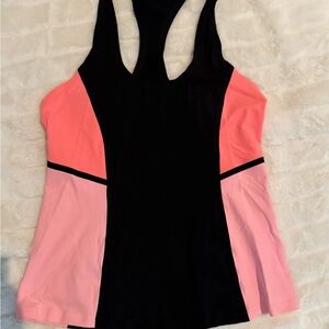 Lululemon Colorblock Racerback Tank Top